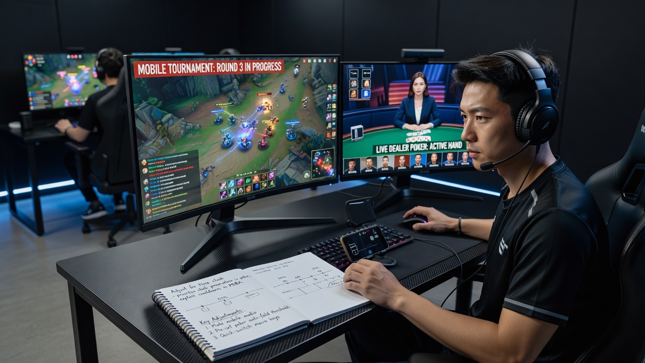 Spieler passen Strategien bei mobilen Poker- und Slot-Überschneidungen an